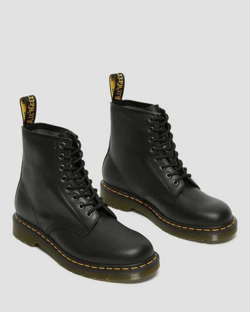 Dr Martens 1460 Nappa Leather Lace Up Boots Ankle Boots Black | 81043HSQM