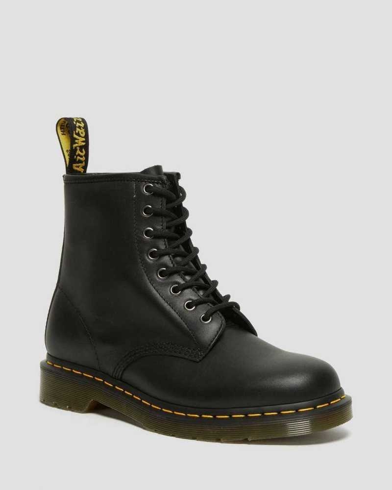 Dr Martens 1460 Nappa Leather Lace Up Boots Ankle Boots Black | 81043HSQM