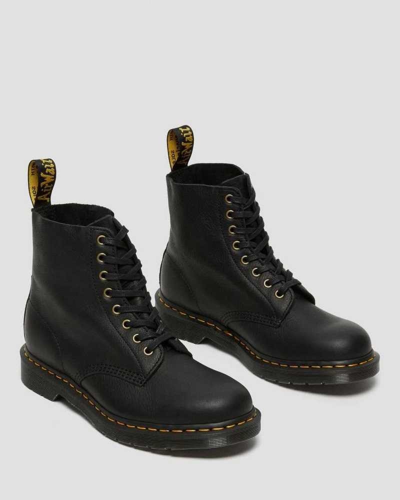 Dr Martens 1460 Pascal Ambassador Leather Lace Up Boots Boots Black | 04381XPRT