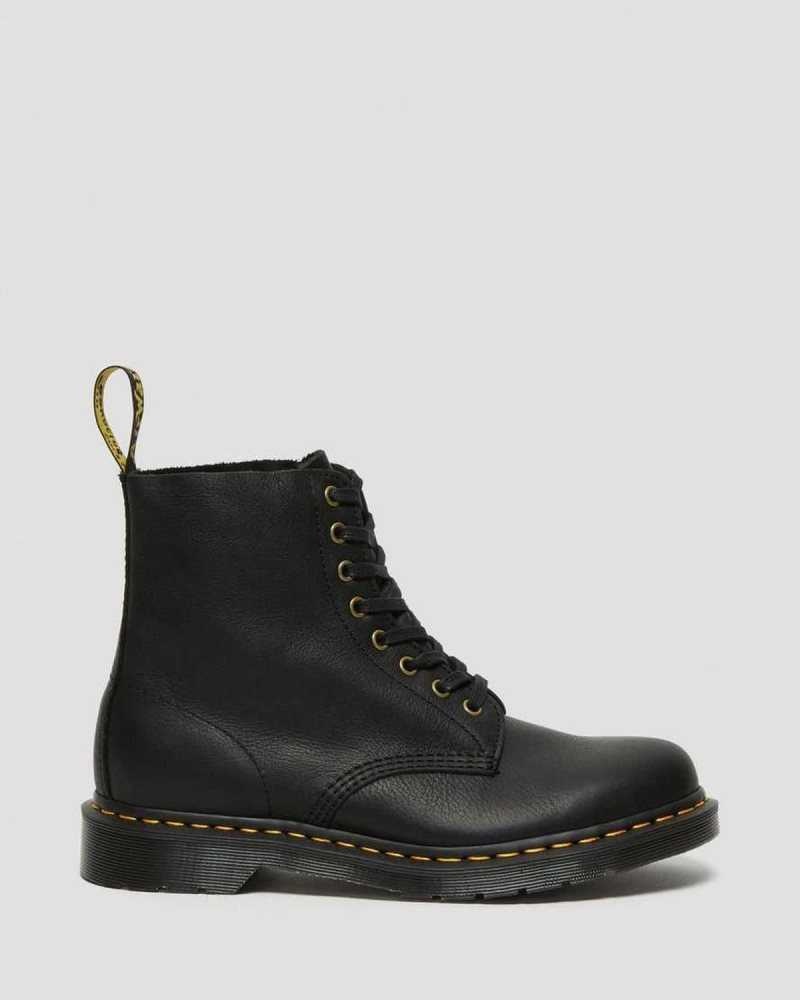 Dr Martens 1460 Pascal Ambassador Leather Lace Up Boots Boots Black | 04381XPRT