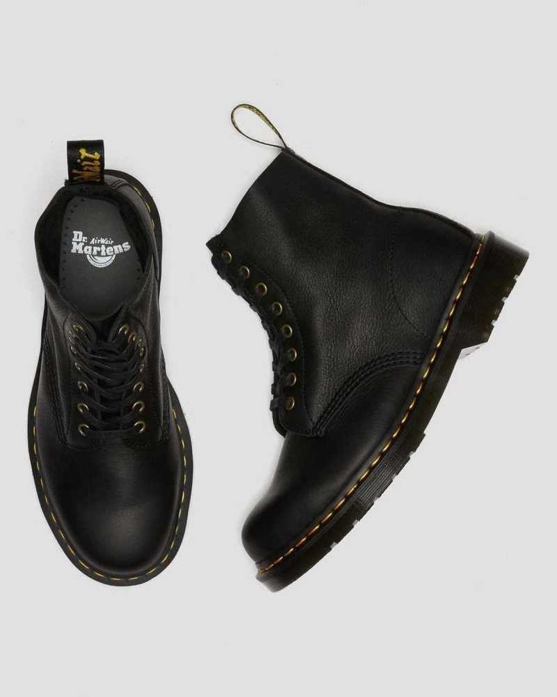 Dr Martens 1460 Pascal Ambassador Leather Lace Up Boots Boots Black | 04381XPRT