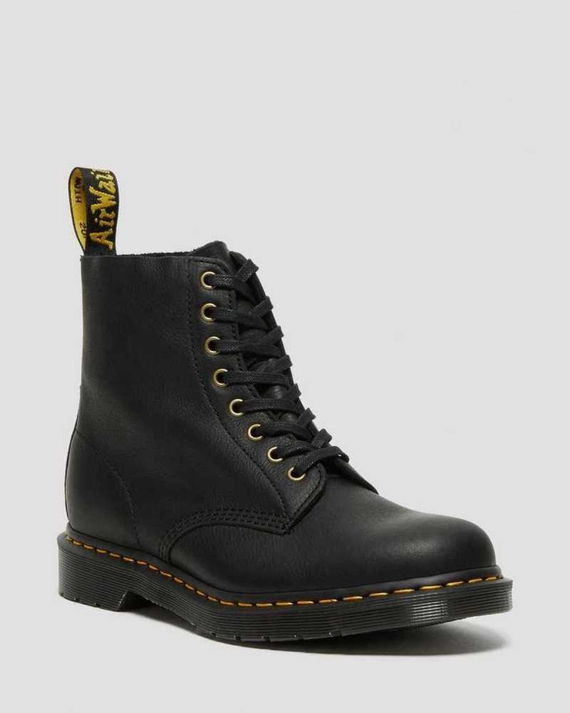 Dr Martens 1460 Pascal Ambassador Leather Lace Up Boots Boots Black | 04381XPRT