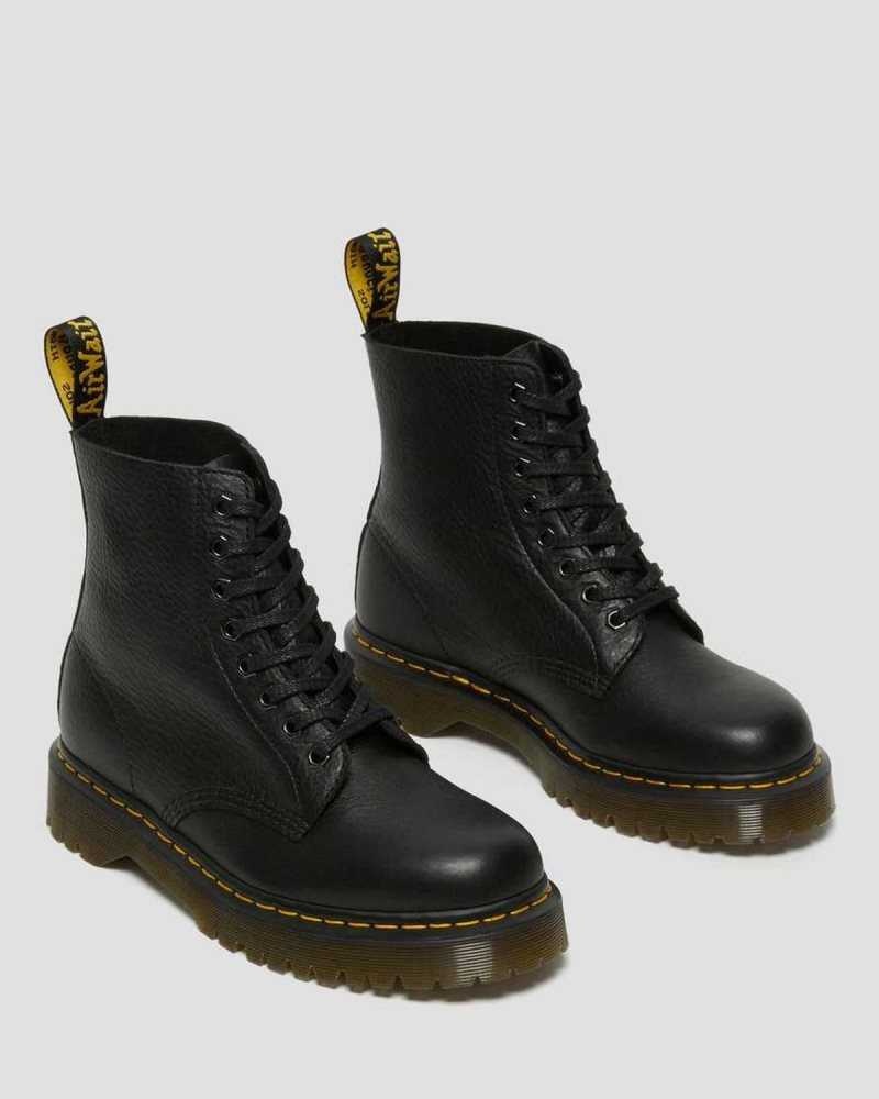 Dr Martens 1460 Pascal Bex Leather Lace Up Boots Boots Black | 03296JUCS