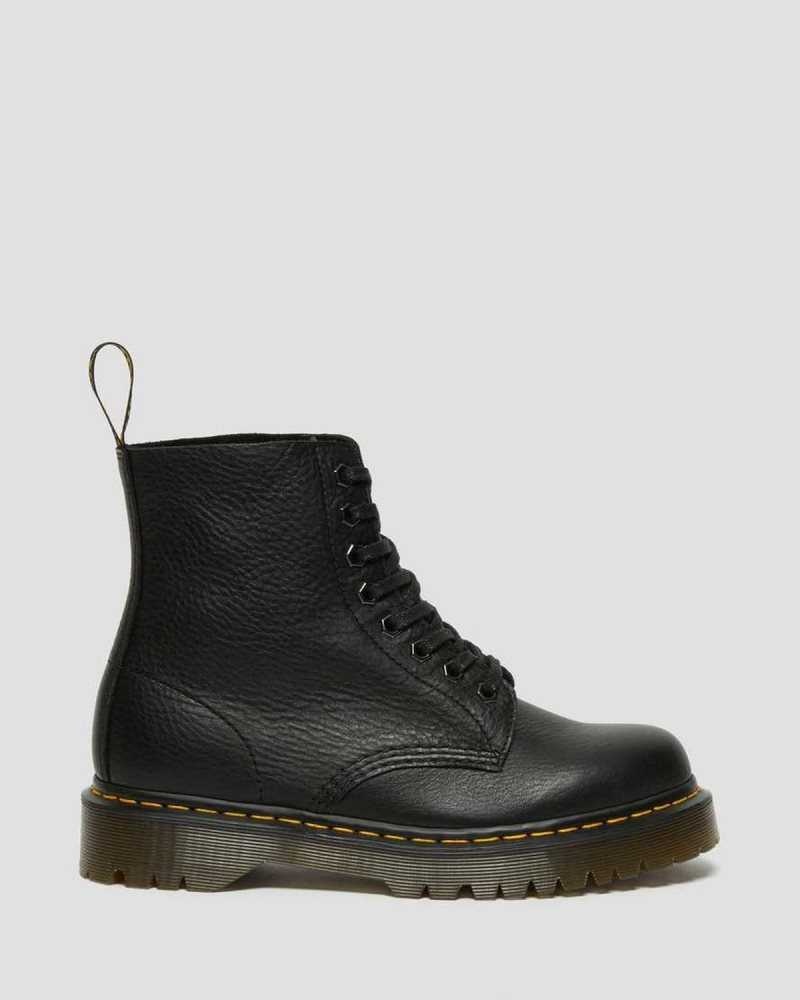 Dr Martens 1460 Pascal Bex Leather Lace Up Boots Boots Black | 03296JUCS