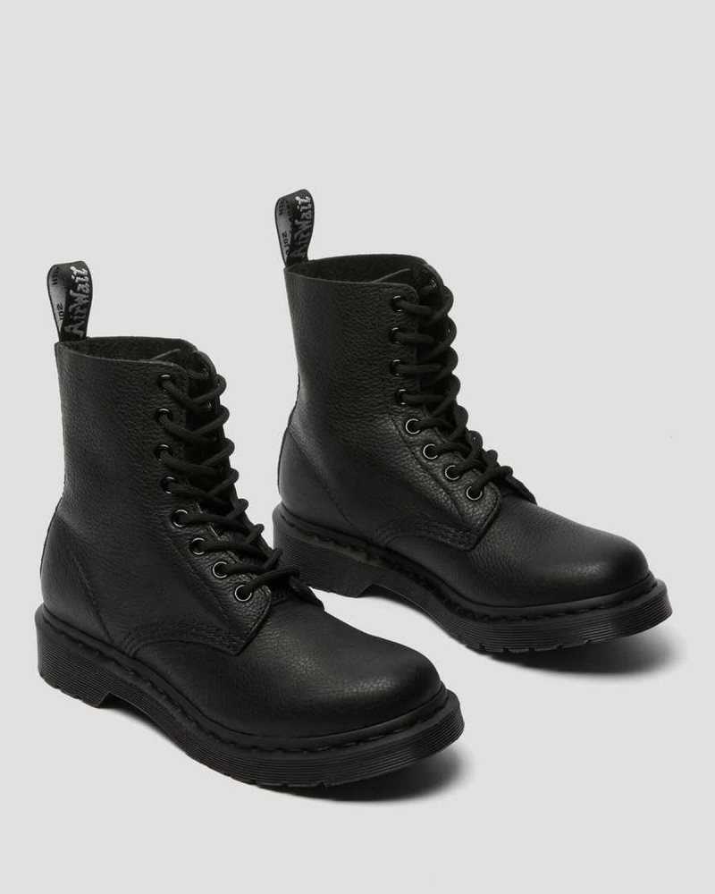 Dr Martens 1460 Pascal Mono Lace Up Boots Boots Black | 01298DGCM