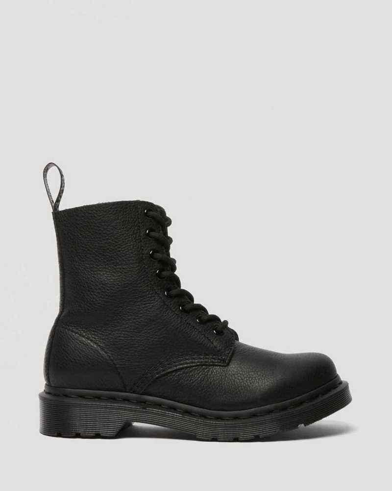 Dr Martens 1460 Pascal Mono Lace Up Boots Boots Black | 01298DGCM