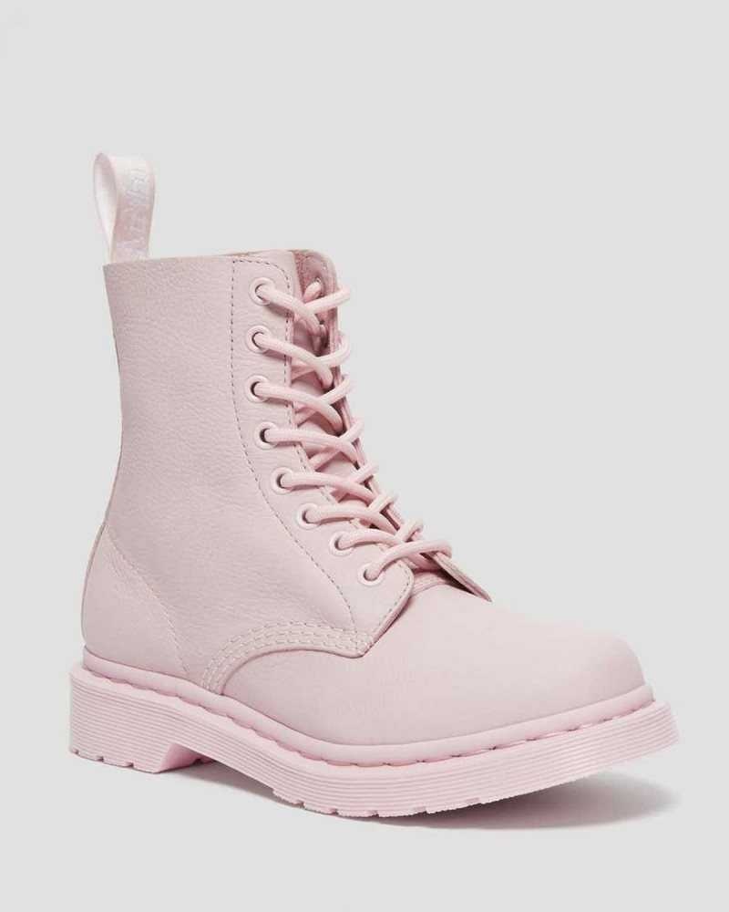 Dr Martens 1460 Pascal Mono Lace Up Boots Boots Pink | 97586QZBY