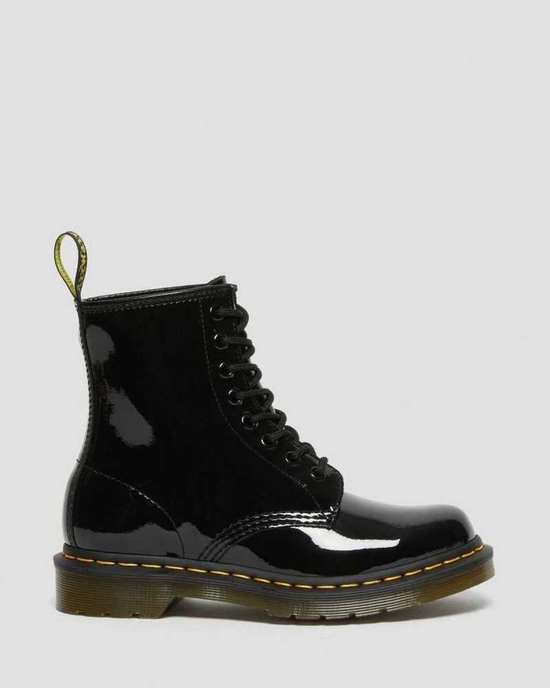 Dr Martens 1460 Patent Leather Lace Up Boots Ankle Boots Black | 15926IFRO