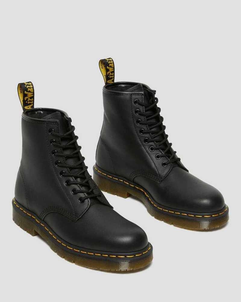 Dr Martens 1460 Slip Resistant Leather Lace Up Boots Ankle Boots Black | 82305MGEU