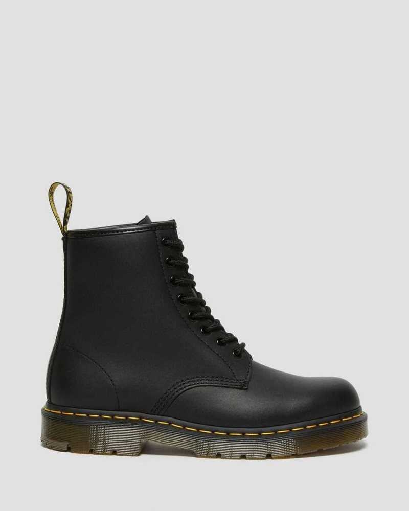 Dr Martens 1460 Slip Resistant Leather Lace Up Boots Ankle Boots Black | 82305MGEU