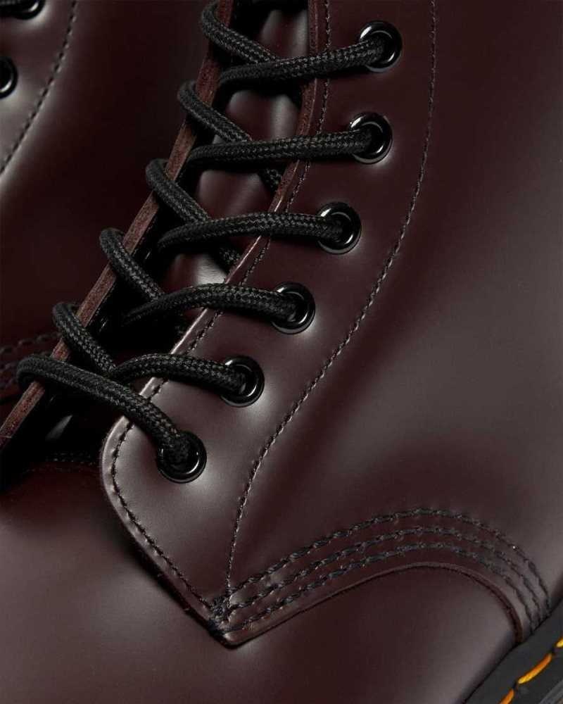 Dr Martens 1460 Smooth Leather Lace Up Boots Boots Burgundy | 10392VYDR