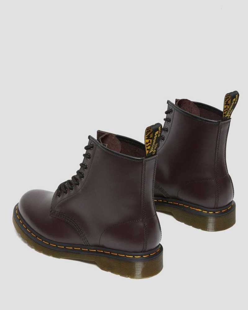 Dr Martens 1460 Smooth Leather Lace Up Boots Boots Burgundy | 10392VYDR