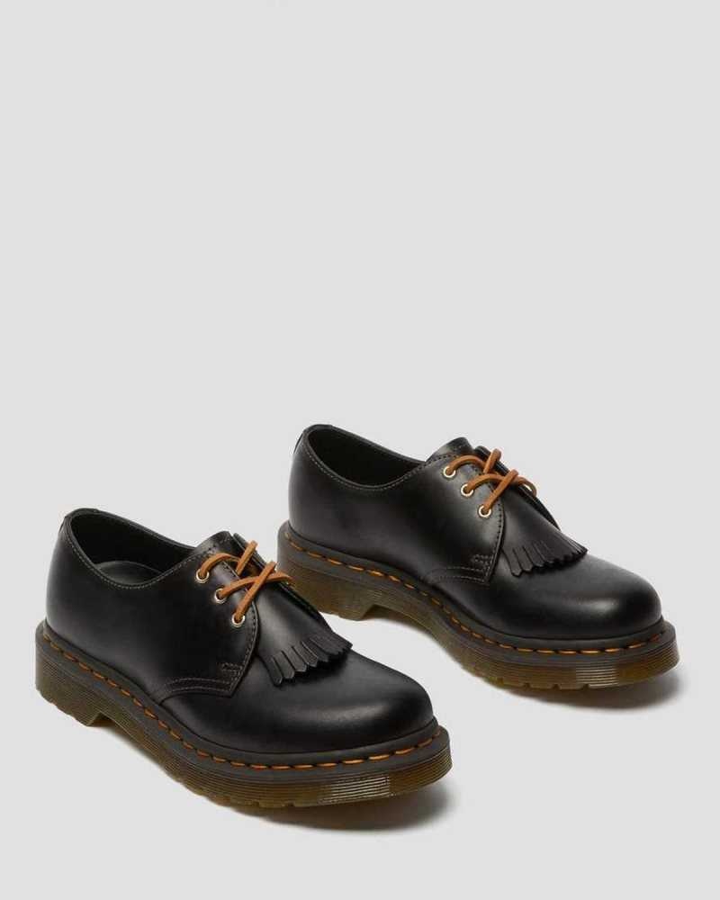 Dr Martens 1461 Abruzzo Leather Oxford Shoes Originals Shoes Black | 78513RFVQ