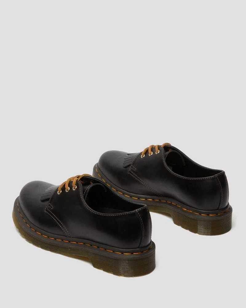 Dr Martens 1461 Abruzzo Leather Oxford Shoes Originals Shoes Black | 78513RFVQ