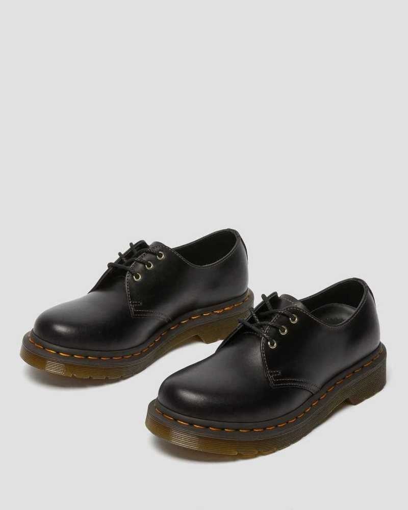 Dr Martens 1461 Abruzzo Leather Oxford Shoes Originals Shoes Black | 78513RFVQ