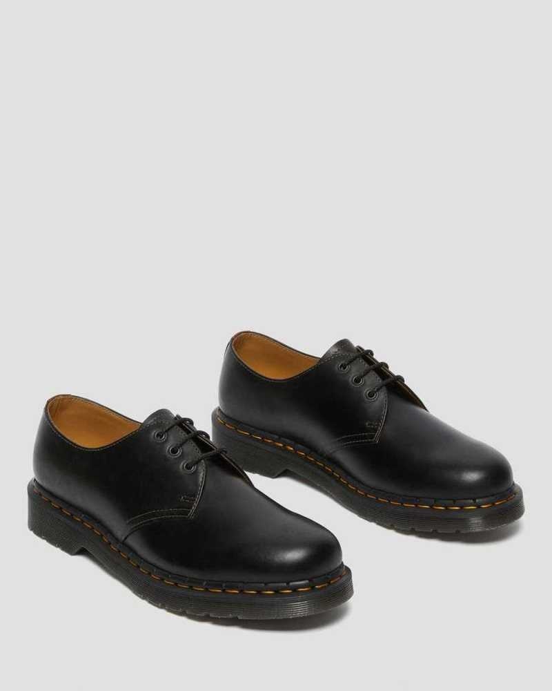 Dr Martens 1461 Abruzzo Leather Oxford Shoes Originals Shoes Black / Brown | 65901SLDN