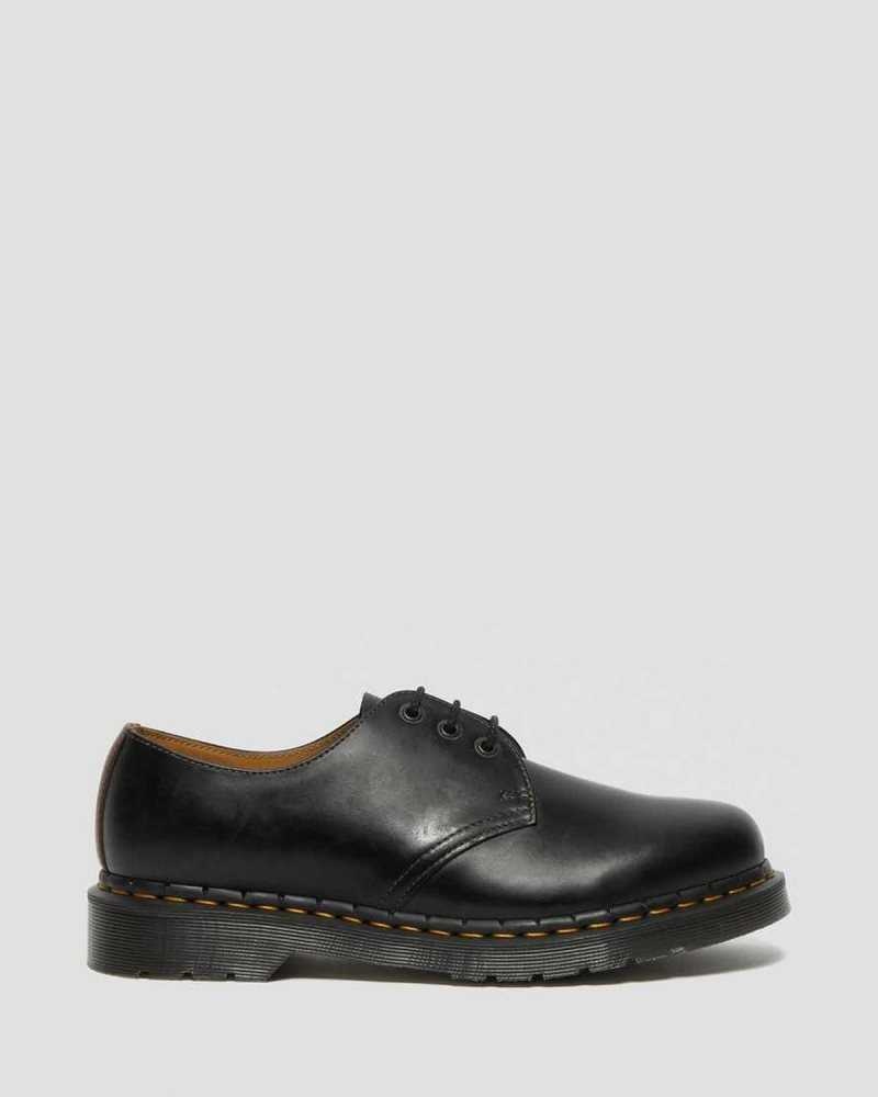 Dr Martens 1461 Abruzzo Leather Oxford Shoes Originals Shoes Black / Brown | 65901SLDN