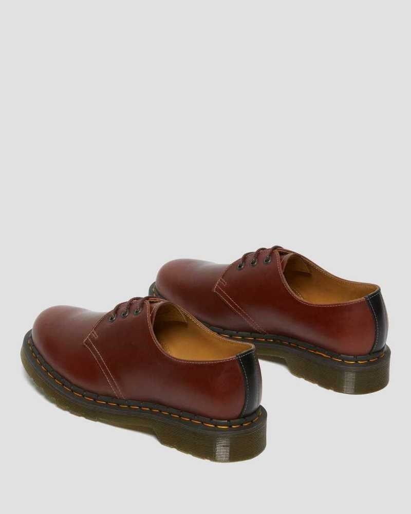 Dr Martens 1461 Abruzzo Leather Oxford Shoes Oxfords Shoes Brown / Black | 56894POHU