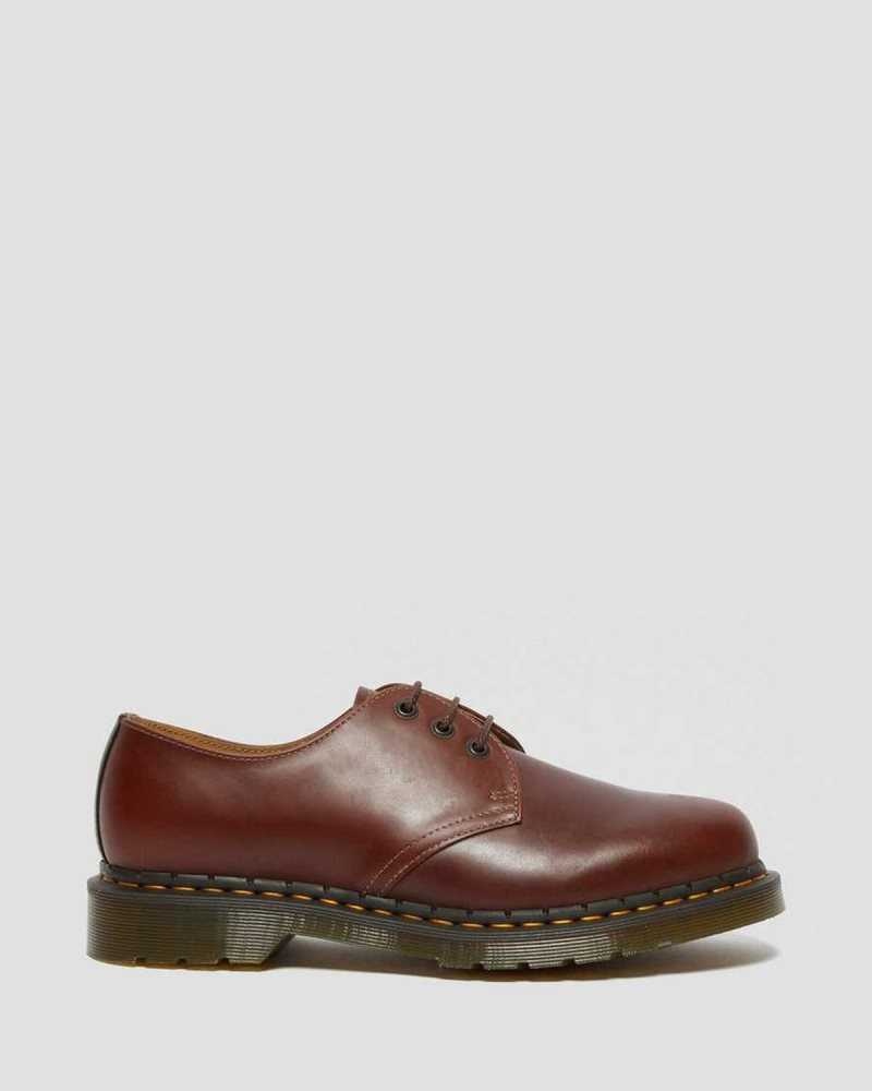 Dr Martens 1461 Abruzzo Leather Oxford Shoes Oxfords Shoes Brown / Black | 56894POHU