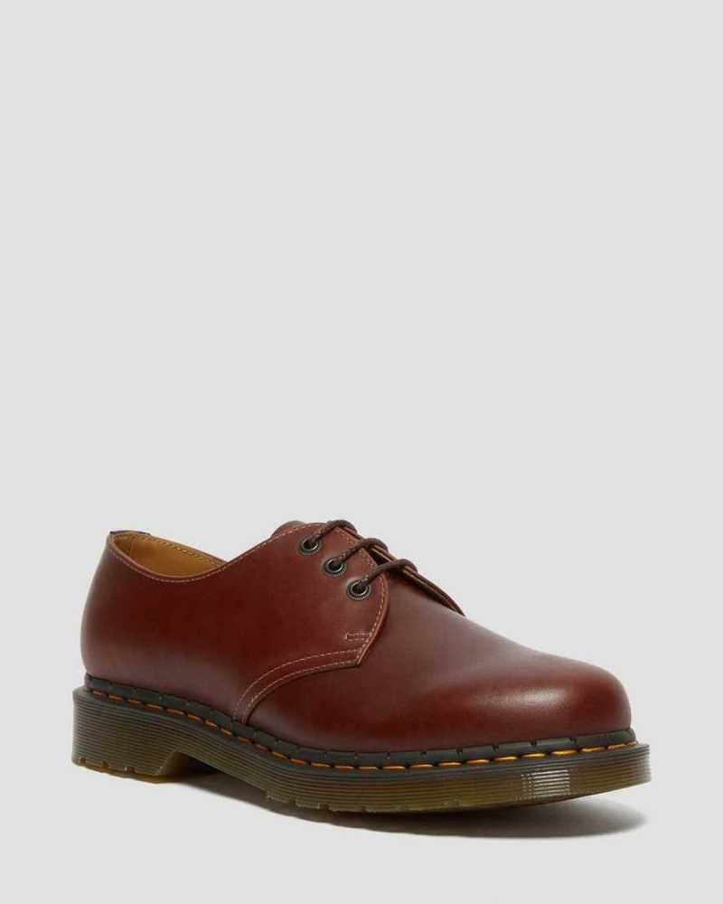 Dr Martens 1461 Abruzzo Leather Oxford Shoes Oxfords Shoes Brown / Black | 56894POHU