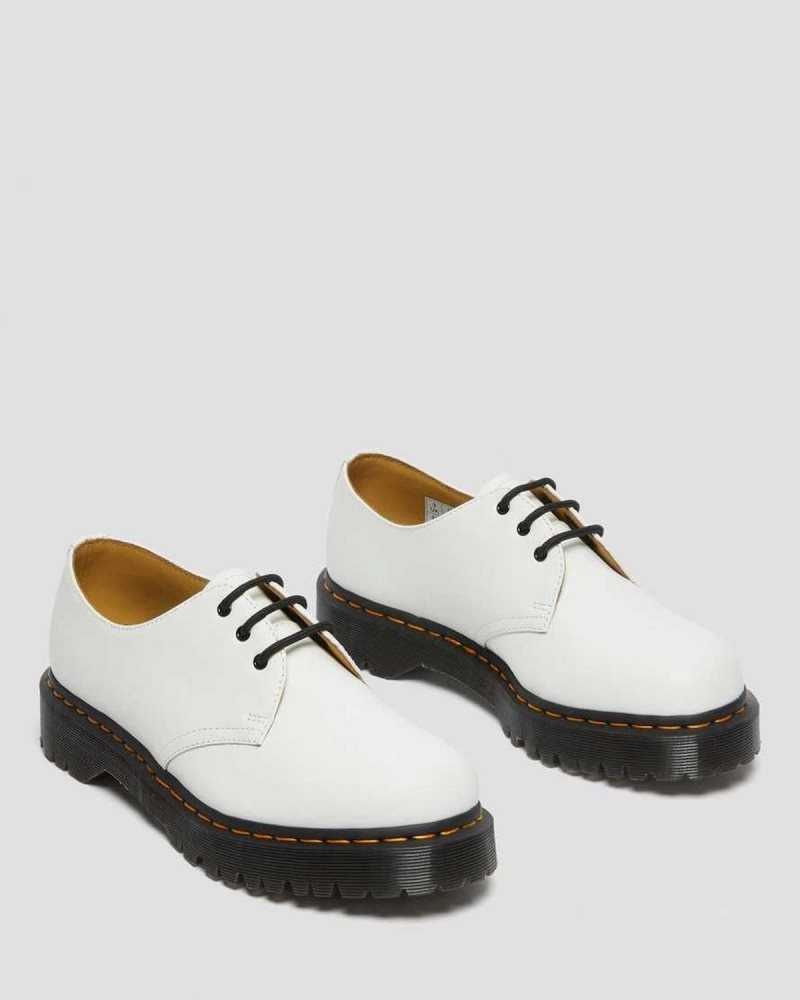 Dr Martens 1461 Bex Smooth Leather Oxford Shoes Oxfords Shoes White | 14820FWSG