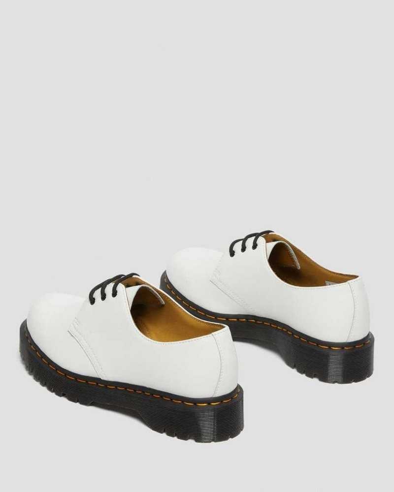 Dr Martens 1461 Bex Smooth Leather Oxford Shoes Oxfords Shoes White | 14820FWSG