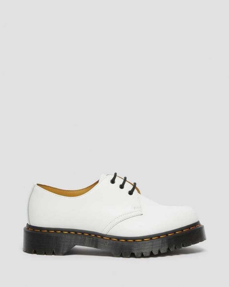 Dr Martens 1461 Bex Smooth Leather Oxford Shoes Oxfords Shoes White | 14820FWSG