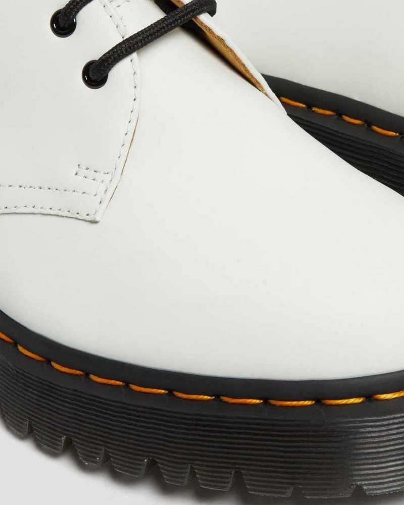 Dr Martens 1461 Bex Smooth Leather Oxford Shoes Oxfords Shoes White | 14820FWSG