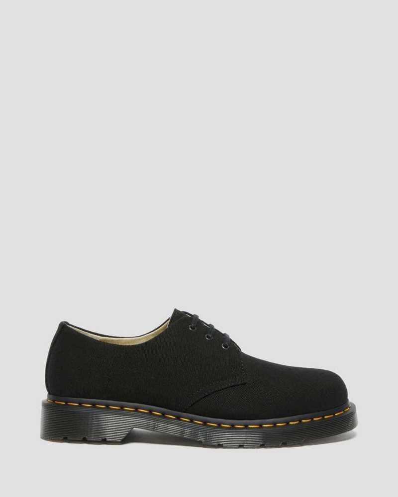 Dr Martens 1461 Canvas Oxford Shoes Casual Boots Black | 20937CWJM