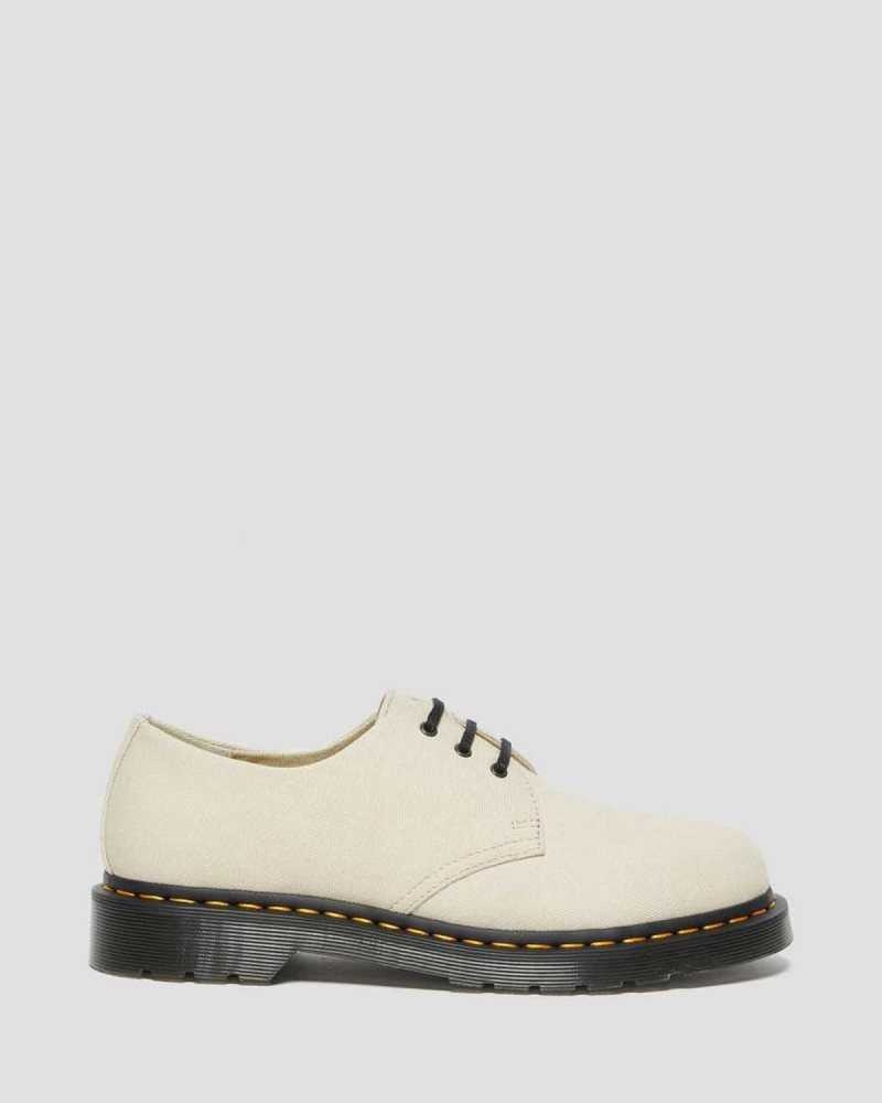 Dr Martens 1461 Canvas Oxford Shoes Casual Boots Brown | 20643YFSV