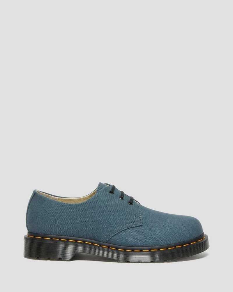 Dr Martens 1461 Canvas Oxford Shoes Casual Boots Grey | 06754SVXQ