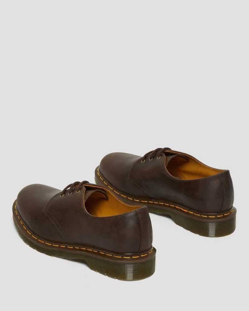 Dr Martens 1461 Crazy Horse Leather Oxford Shoes Originals Shoes Brown | 81503SEKB