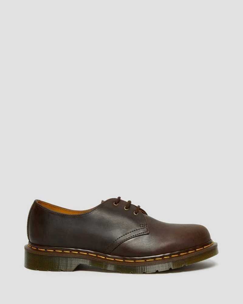 Dr Martens 1461 Crazy Horse Leather Oxford Shoes Originals Shoes Brown | 81503SEKB