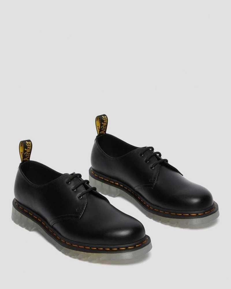 Dr Martens 1461 Iced Smooth Leather Oxford Shoes Loafers Black | 89257IOSU