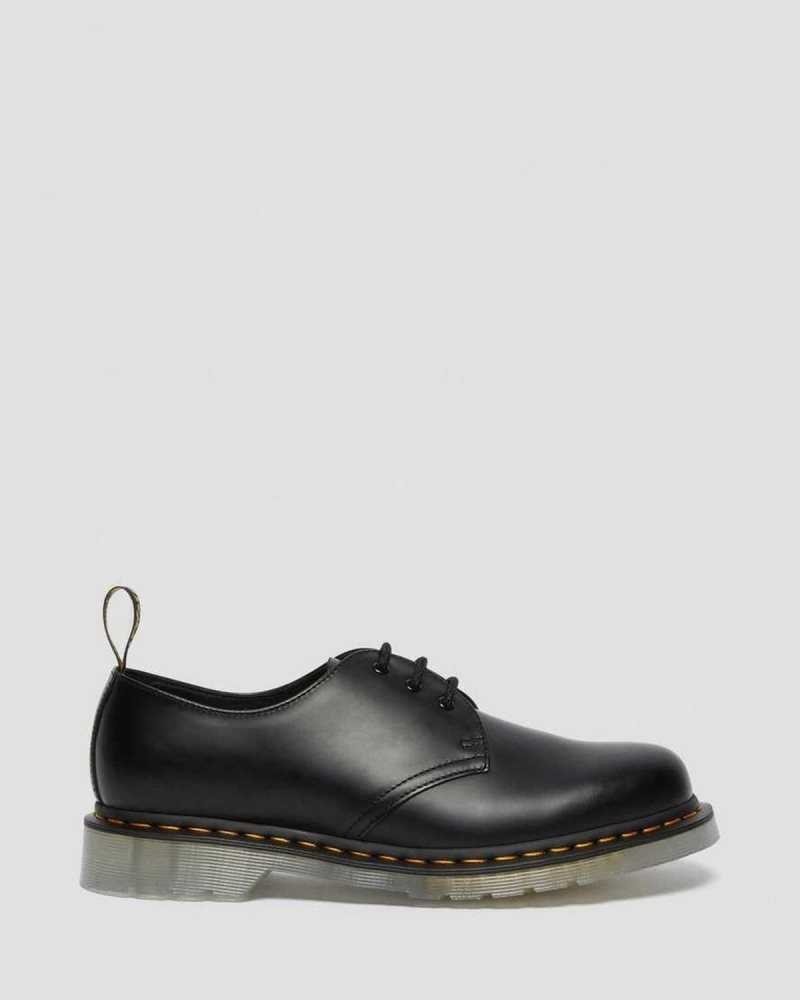 Dr Martens 1461 Iced Smooth Leather Oxford Shoes Loafers Black | 89257IOSU