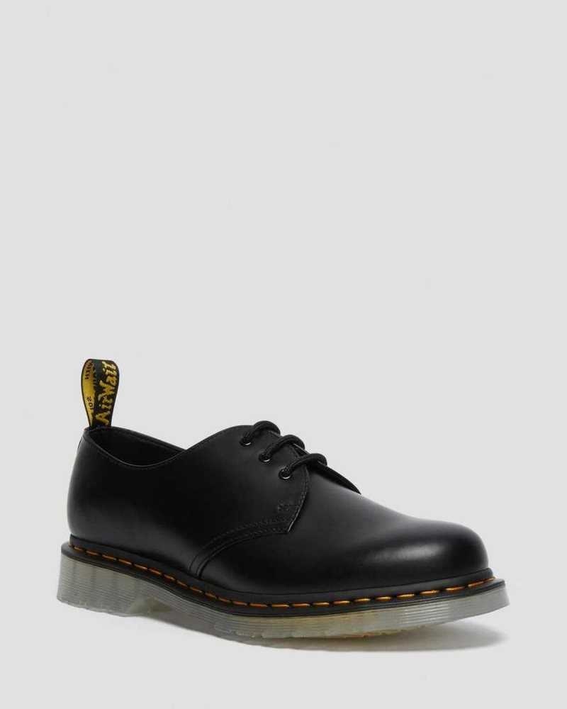 Dr Martens 1461 Iced Smooth Leather Oxford Shoes Loafers Black | 89257IOSU