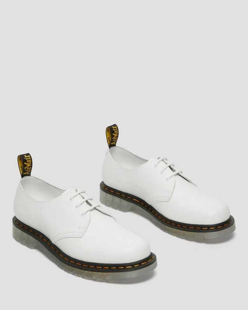 Dr Martens 1461 Iced Smooth Leather Oxford Shoes Loafers White | 79146OQJI