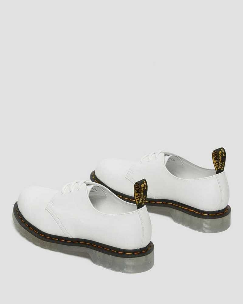 Dr Martens 1461 Iced Smooth Leather Oxford Shoes Loafers White | 79146OQJI