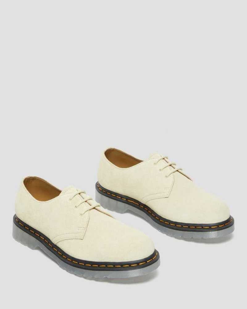 Dr Martens 1461 Iced Suede Oxford Shoes Originals Shoes Cream | 89620CMOY