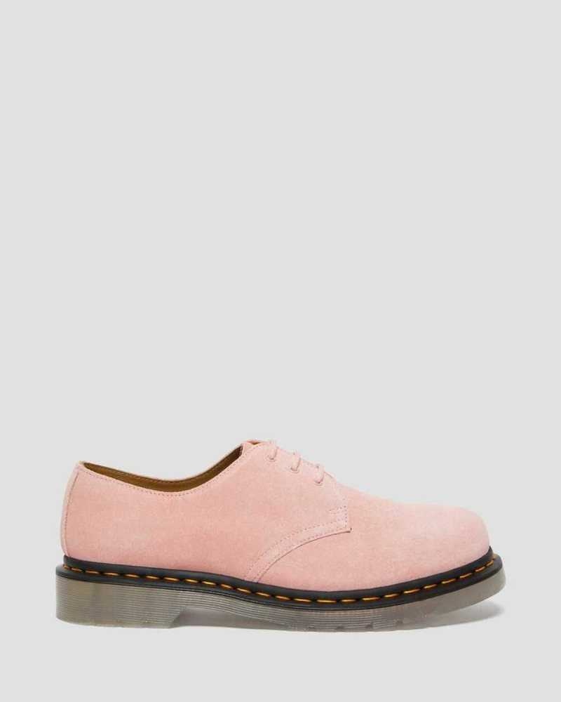 Dr Martens 1461 Iced Suede Oxford Shoes Originals Shoes Pink | 08415VFGX