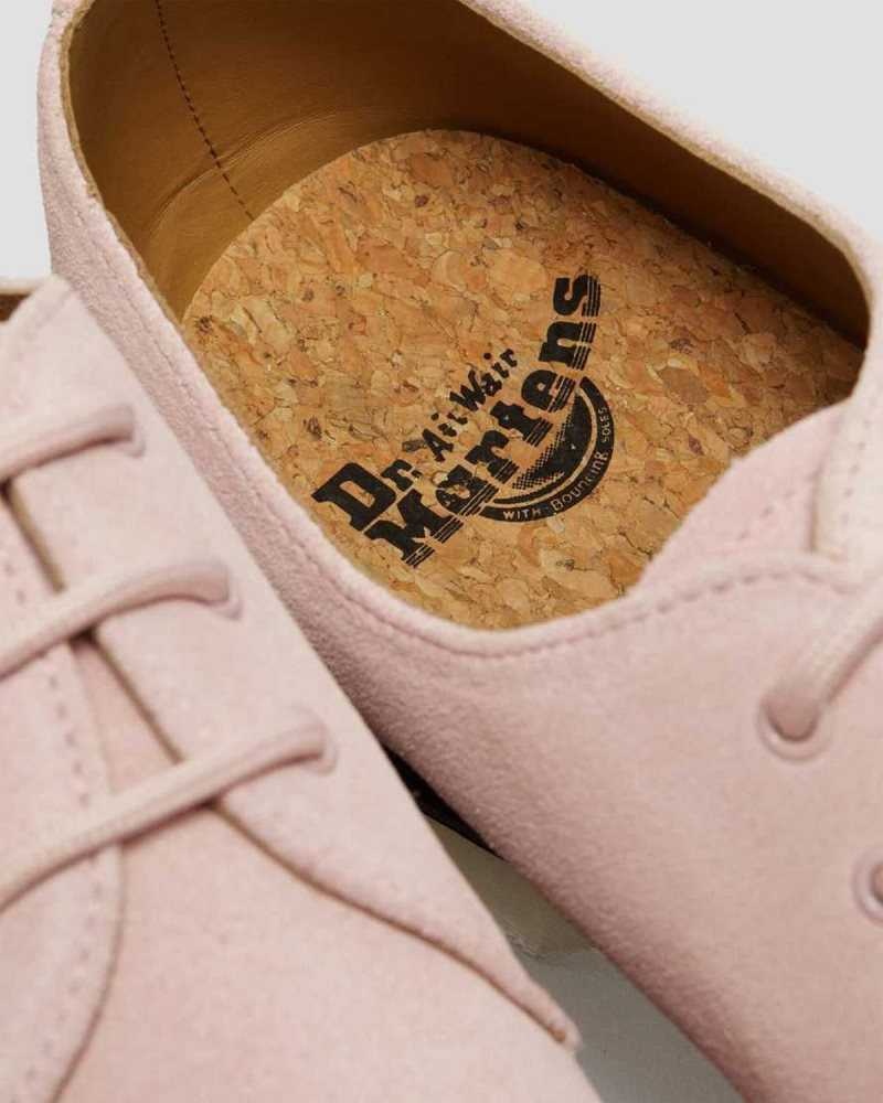 Dr Martens 1461 Iced Suede Oxford Shoes Originals Shoes Pink | 08415VFGX