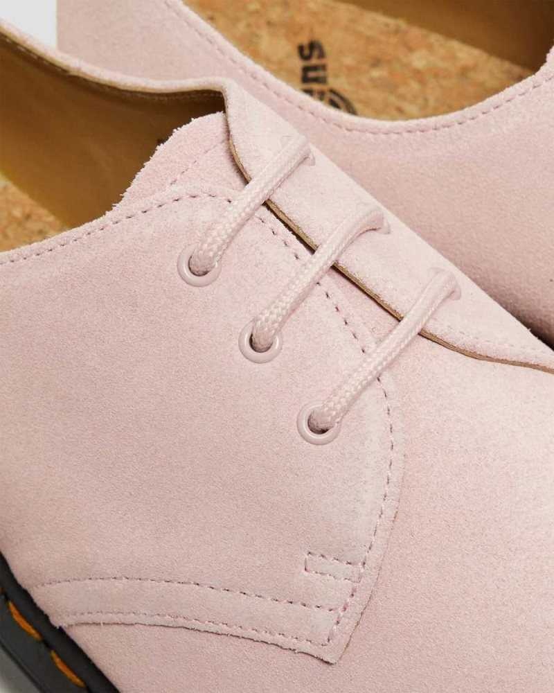 Dr Martens 1461 Iced Suede Oxford Shoes Oxfords Shoes Pink | 75493UYPD