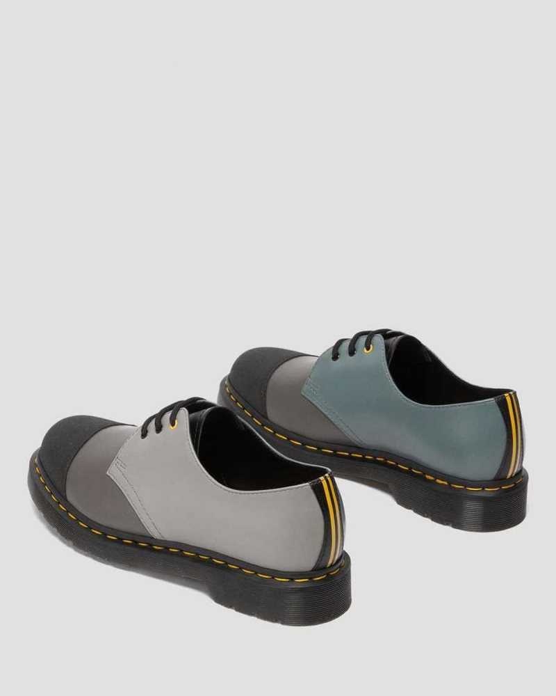 Dr Martens 1461 London Smooth Leather Oxford Shoes Oxfords Shoes Black / Grey | 27459THFD