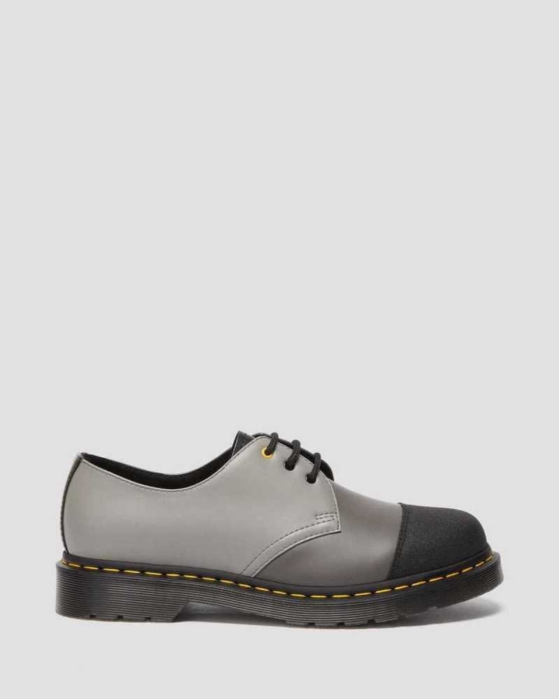 Dr Martens 1461 London Smooth Leather Oxford Shoes Oxfords Shoes Black / Grey | 27459THFD