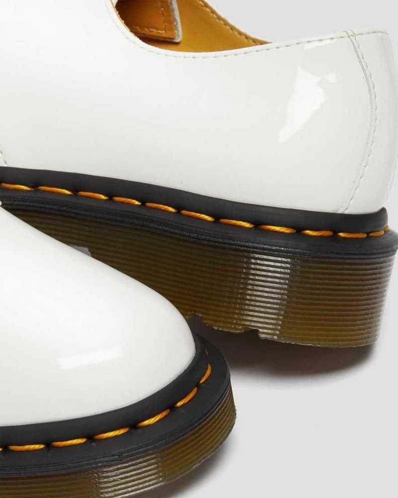 Dr Martens 1461 Patent Leather Oxford Shoes Oxfords Shoes White | 14805JVUD