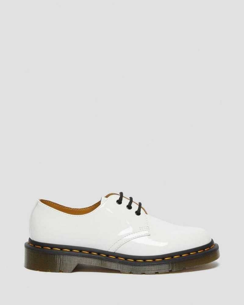 Dr Martens 1461 Patent Leather Oxford Shoes Oxfords Shoes White | 14805JVUD