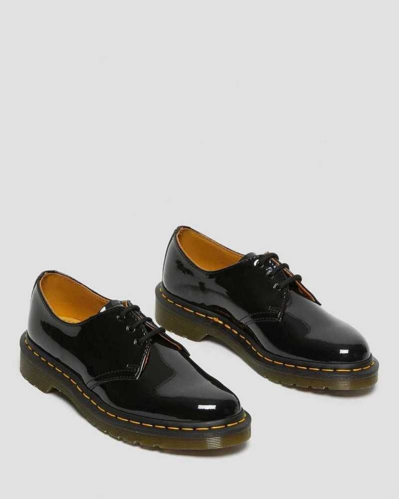 Dr Martens 1461 Patent Leather Oxford Shoes Oxfords Shoes Black | 63047OQRP