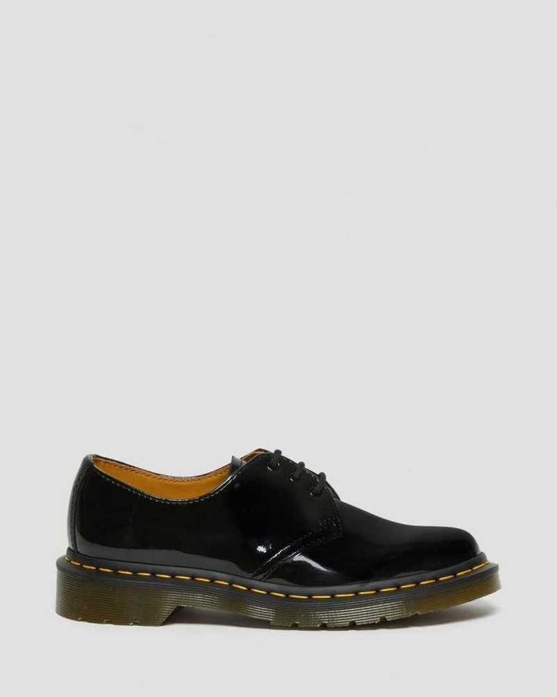 Dr Martens 1461 Patent Leather Oxford Shoes Oxfords Shoes Black | 63047OQRP