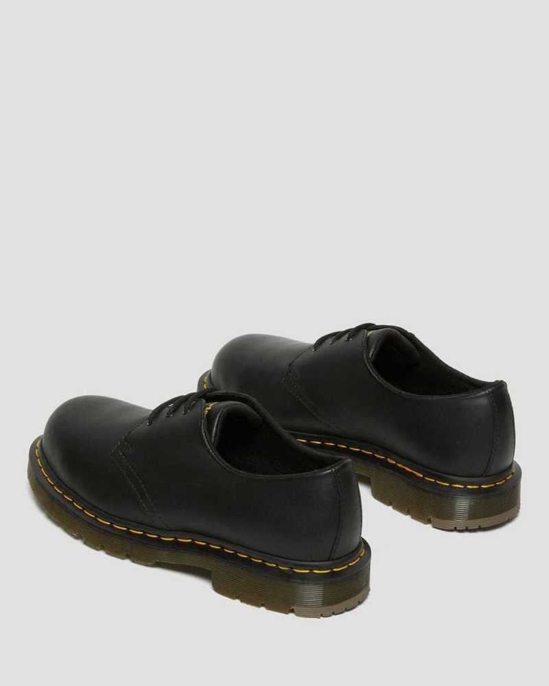 Dr Martens 1461 Slip Resistant Steel Toe Shoes Originals Shoes Black | 28145KOCY