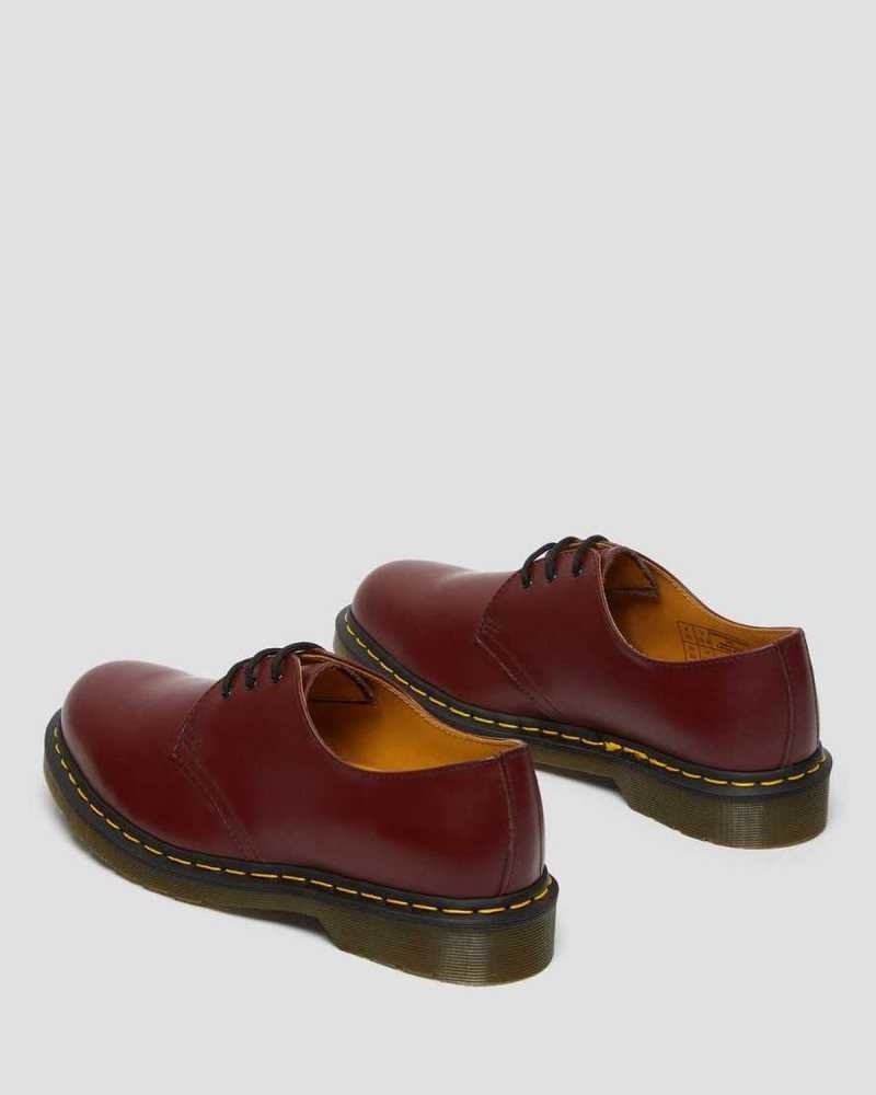 Dr Martens 1461 Smooth Leather Oxford Shoes Oxfords Shoes Pink Red | 24915WRNC